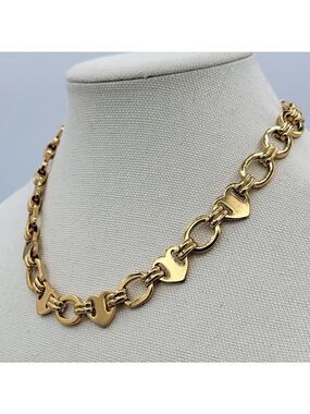 Juicy Couture Gold Tone Heart Necklace #2904